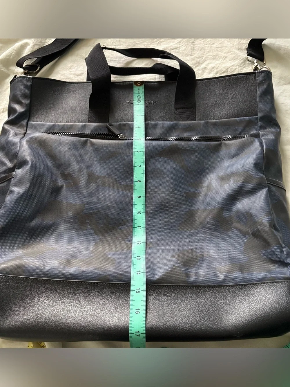 Duchamp London Blue Camo Tote Travel Bag Laptop Water Resistant Trolley Sleeve